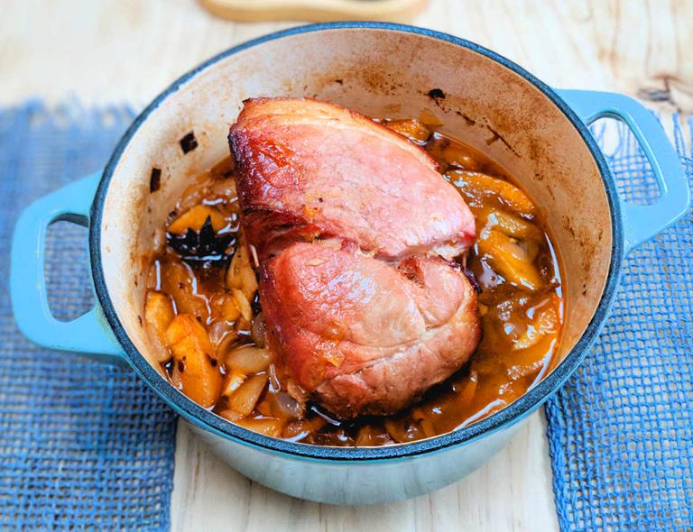 Apple Cider Braised Gammon Recipe Cuisine Fiend